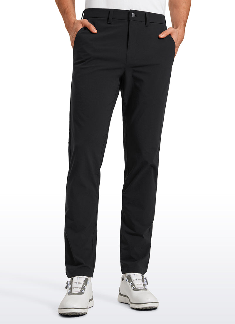 CRZ YOGA Men's Lightweight Classic Fit Golf Pants Pockets 32