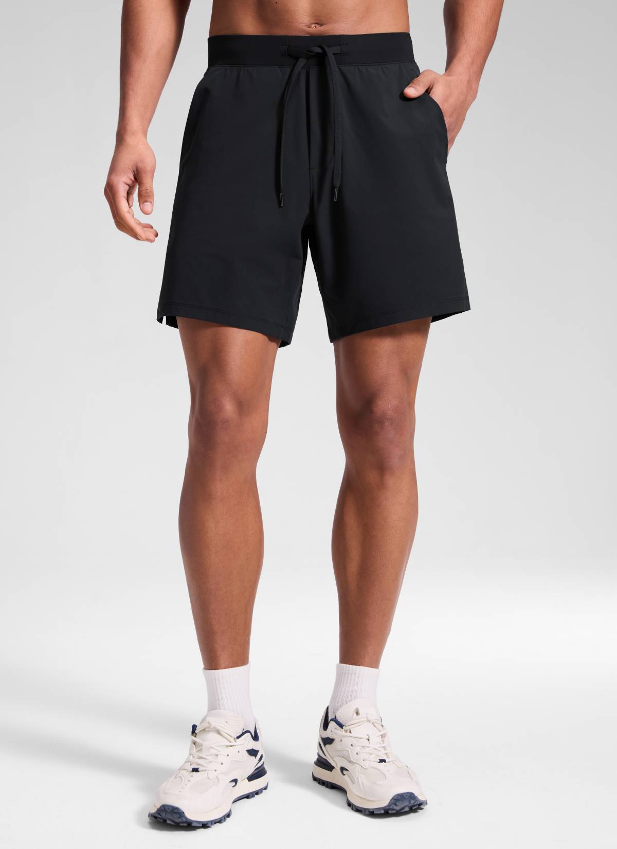 CRZ YOGA Men's Workout Classic FIt Quick Dry Pocket Shorts  7