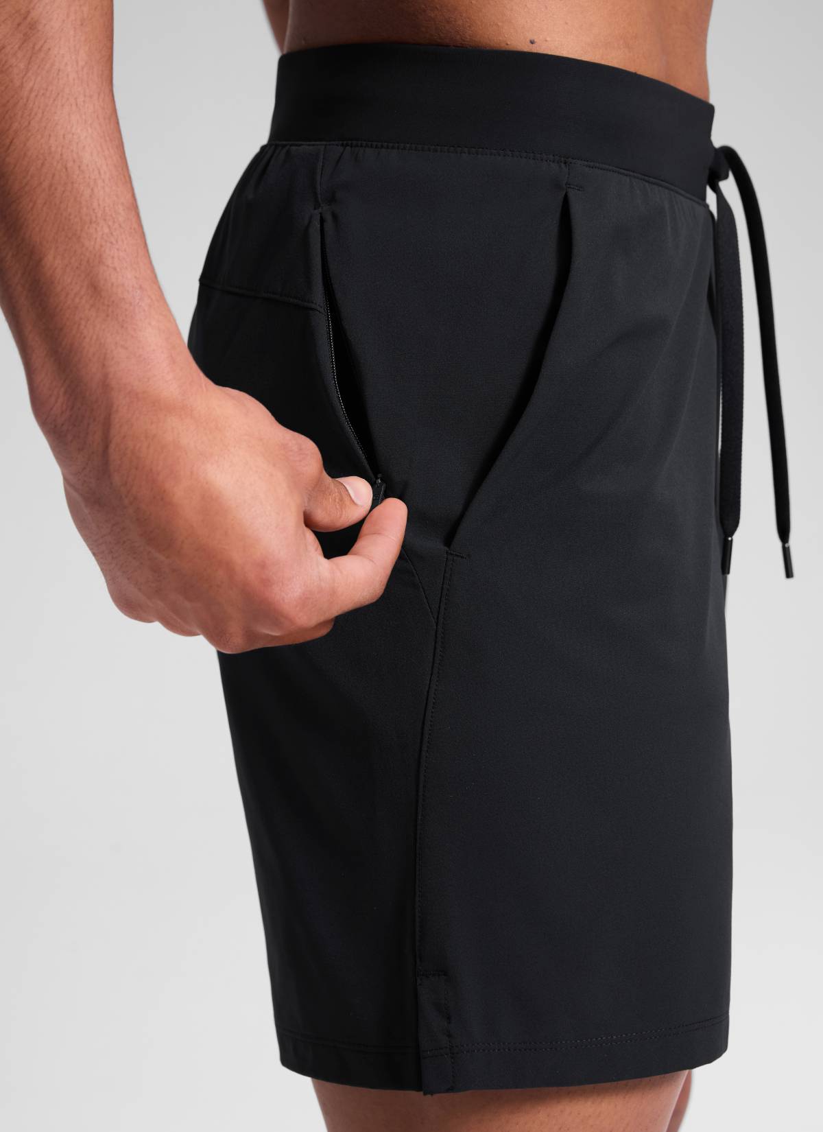 CRZ YOGA Men's Workout Classic FIt Quick Dry Pocket Shorts  7