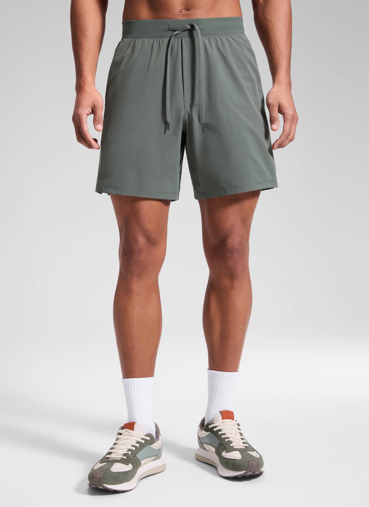 CRZ YOGA Men's Workout Classic FIt Quick Dry Pocket Shorts  7