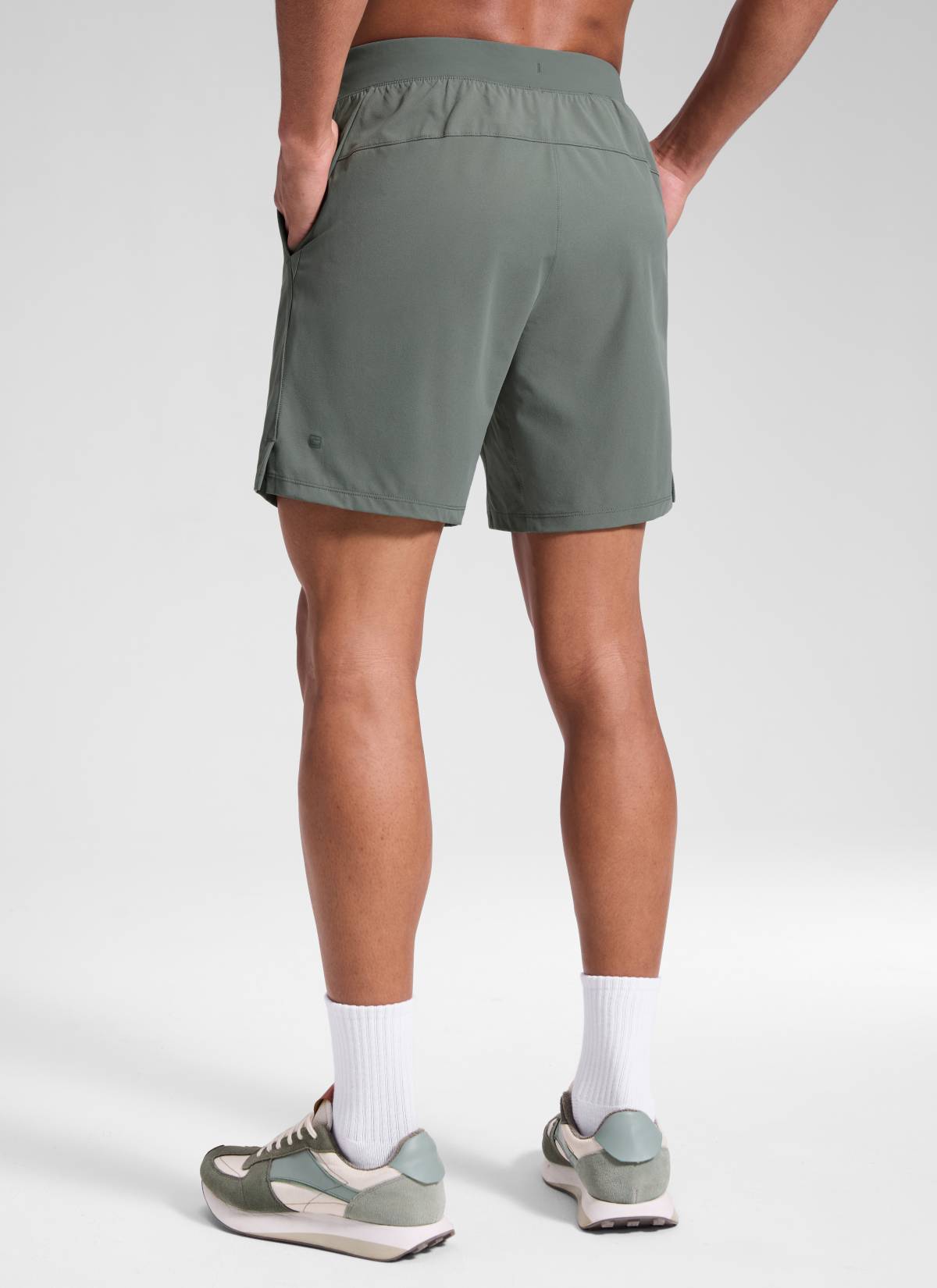 CRZ YOGA Men's Workout Classic FIt Quick Dry Pocket Shorts  7