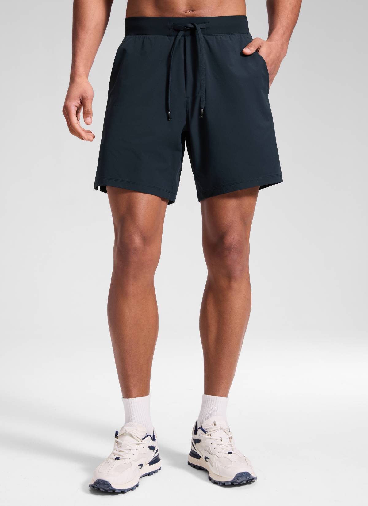 CRZ YOGA Men's Workout Classic FIt Quick Dry Pocket Shorts  7