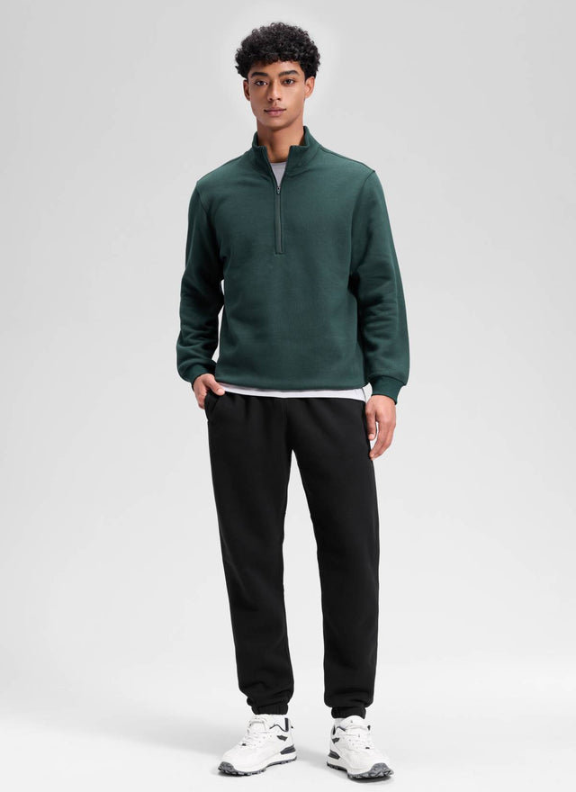 CRZ YOGA Mens Classic Fit Zipper Pockets Sweatpants 30