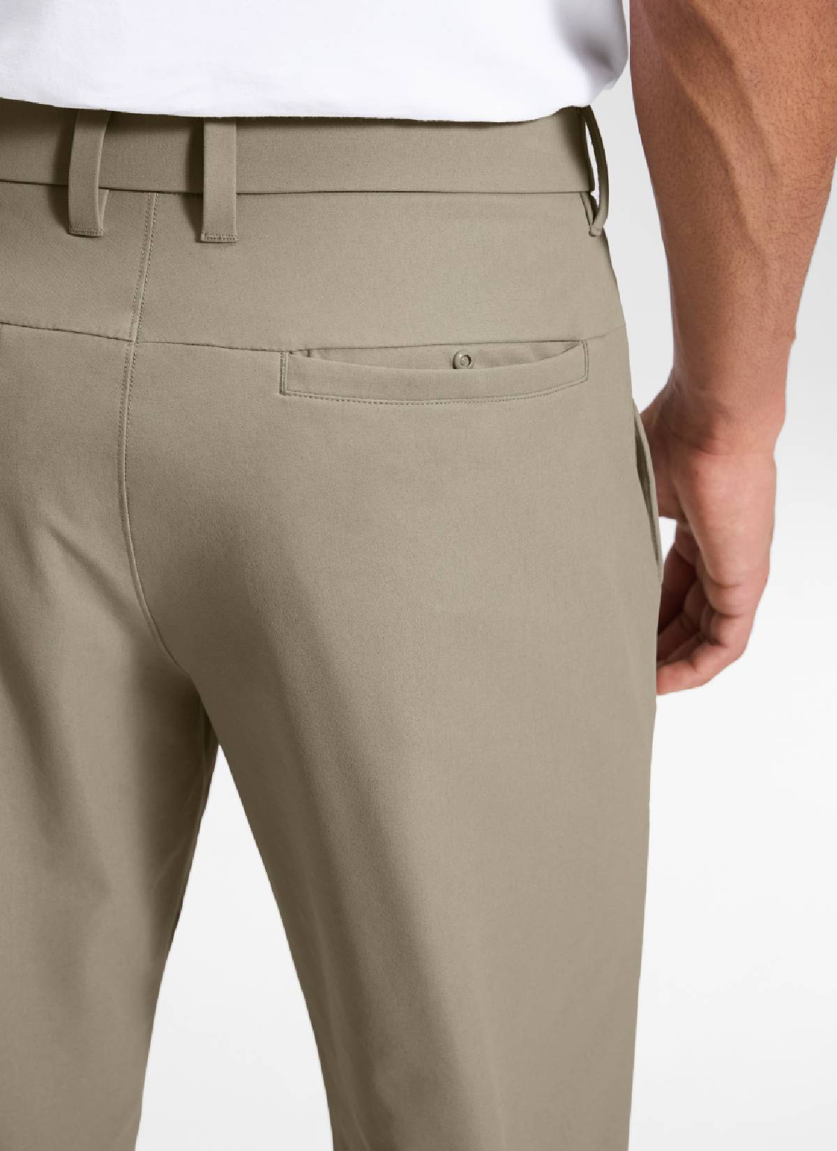 CRZ YOGA Men's Breeze Comfy Lightweight Golf Mid Rise Pocket Pant 32