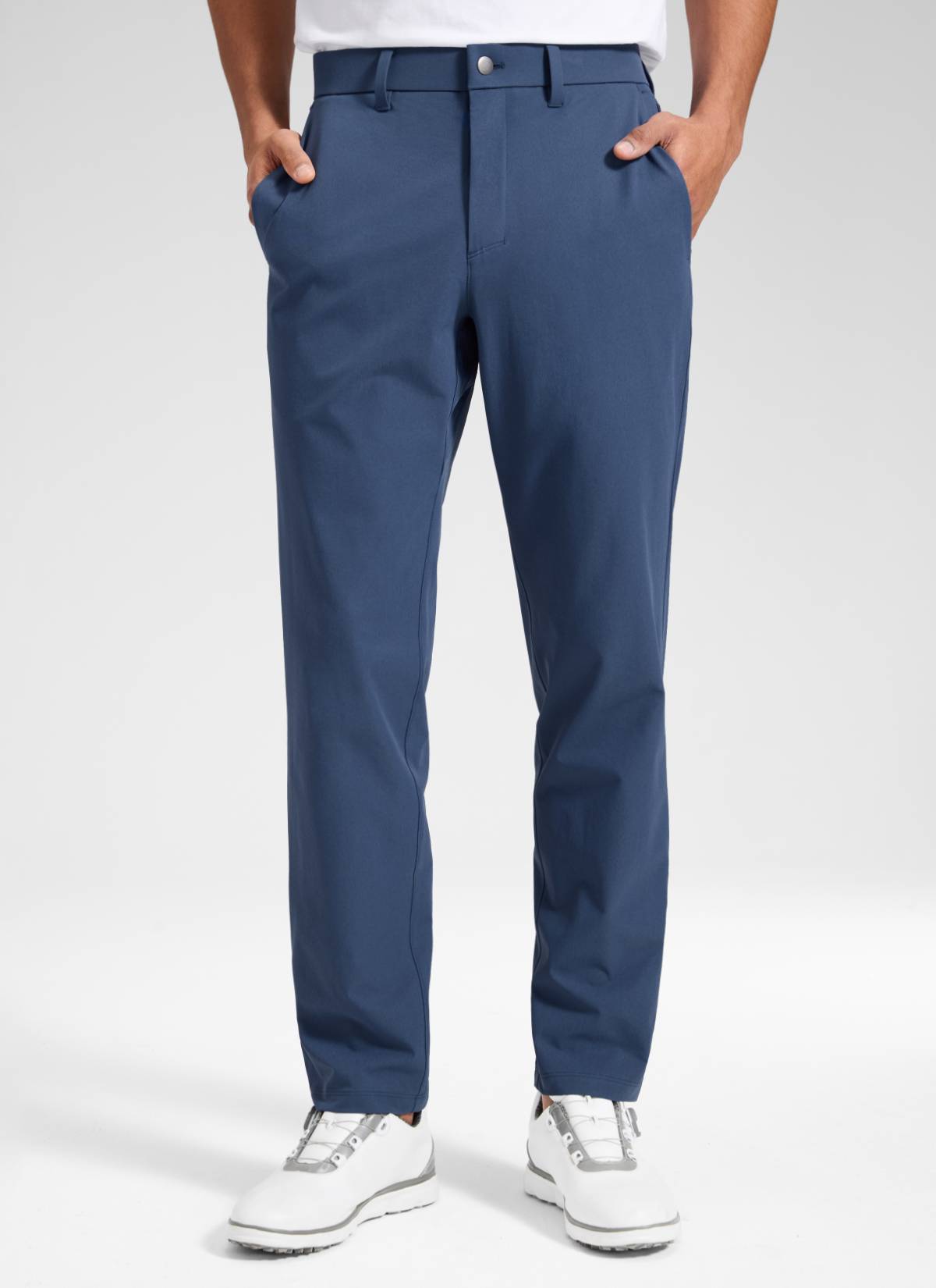 CRZ YOGA Men's Breeze Comfy Lightweight Golf Mid Rise Pocket Pant 32