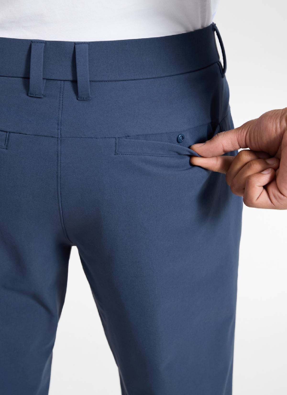 CRZ YOGA Men's Breeze Comfy Lightweight Golf Mid Rise Pocket Pant 32