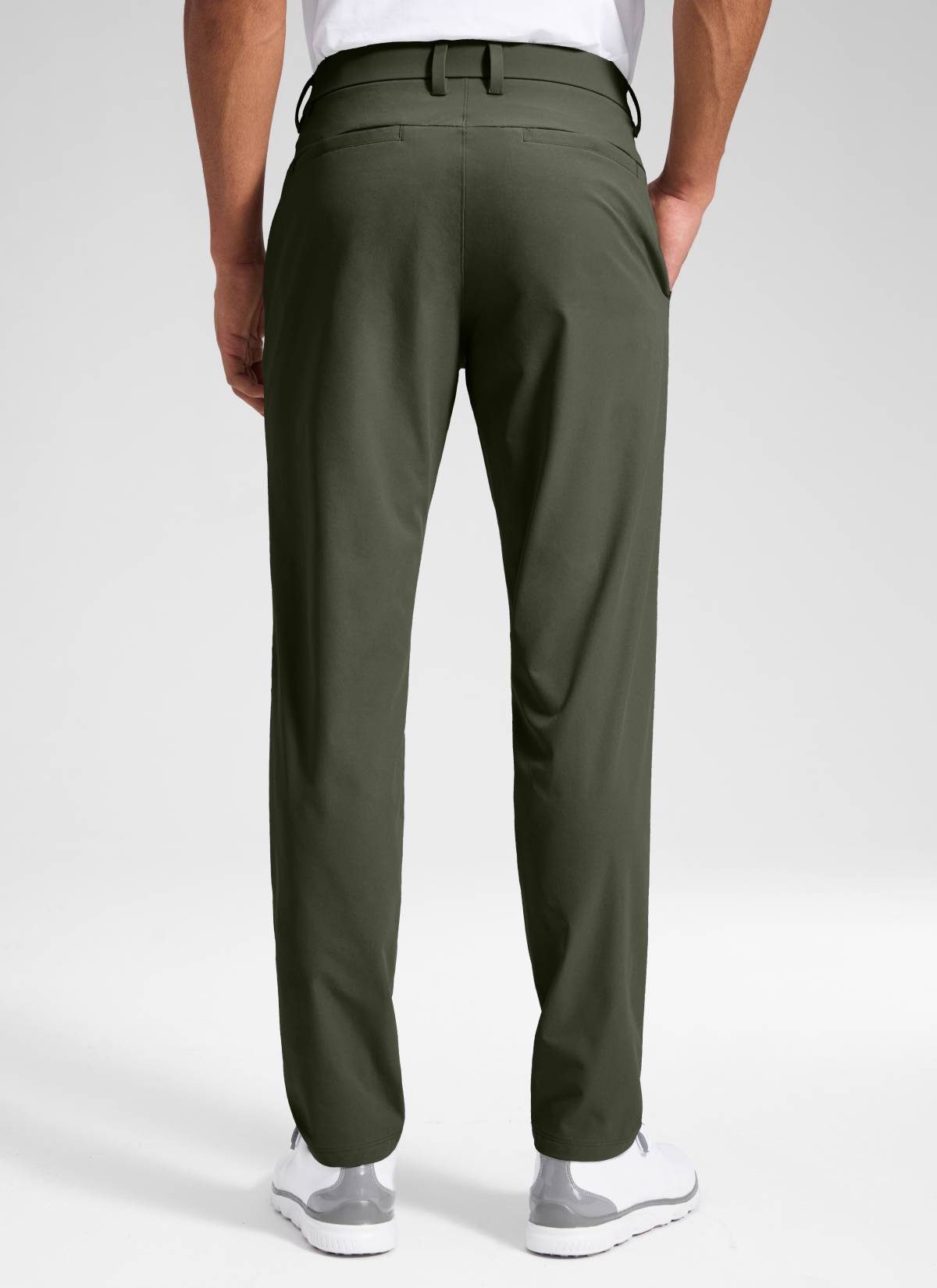 CRZ YOGA Men's Breeze Comfy Lightweight Golf Mid Rise Pocket Pant 32