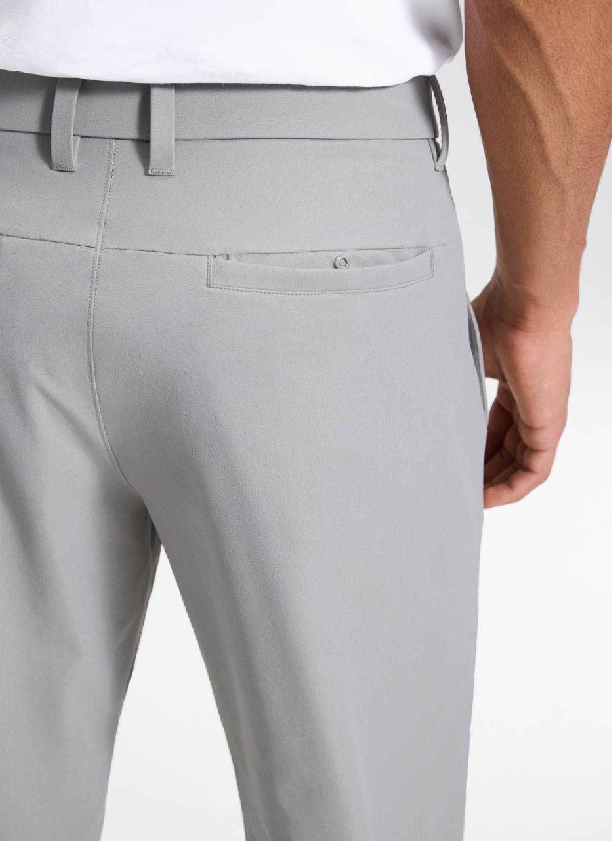 CRZ YOGA Men's Breeze Comfy Lightweight Golf Mid Rise Pocket Pant 32