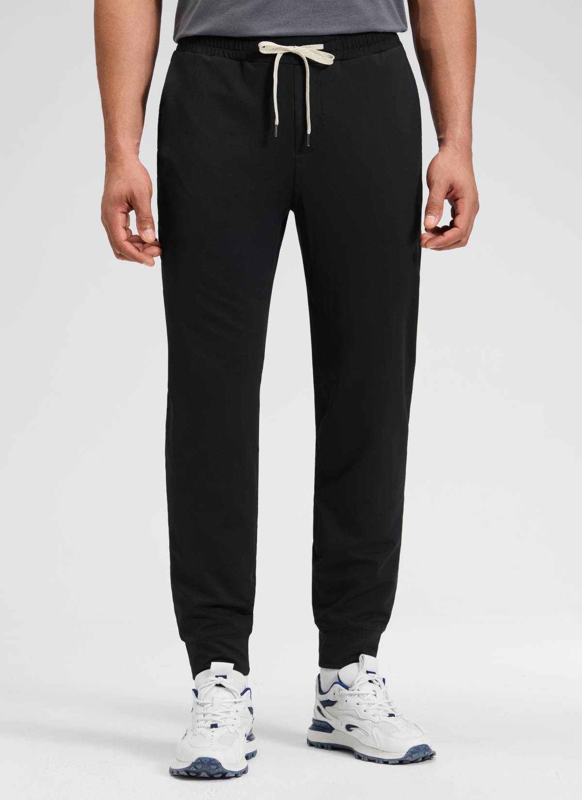 CRZ YOGA Men's Workout Casual Mid Rise Drawstring Pocket Jogger 29