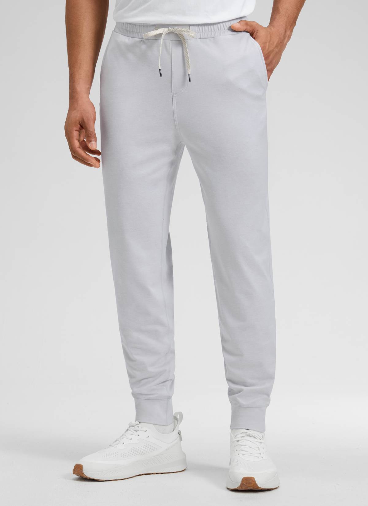 CRZ YOGA Men's Workout Casual Mid Rise Drawstring Pocket Jogger 29