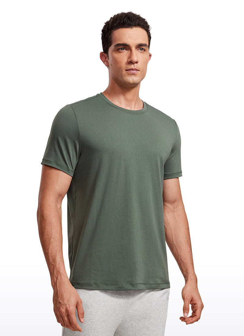 Quick Dry High Crewneck Short Sleeves Shirts