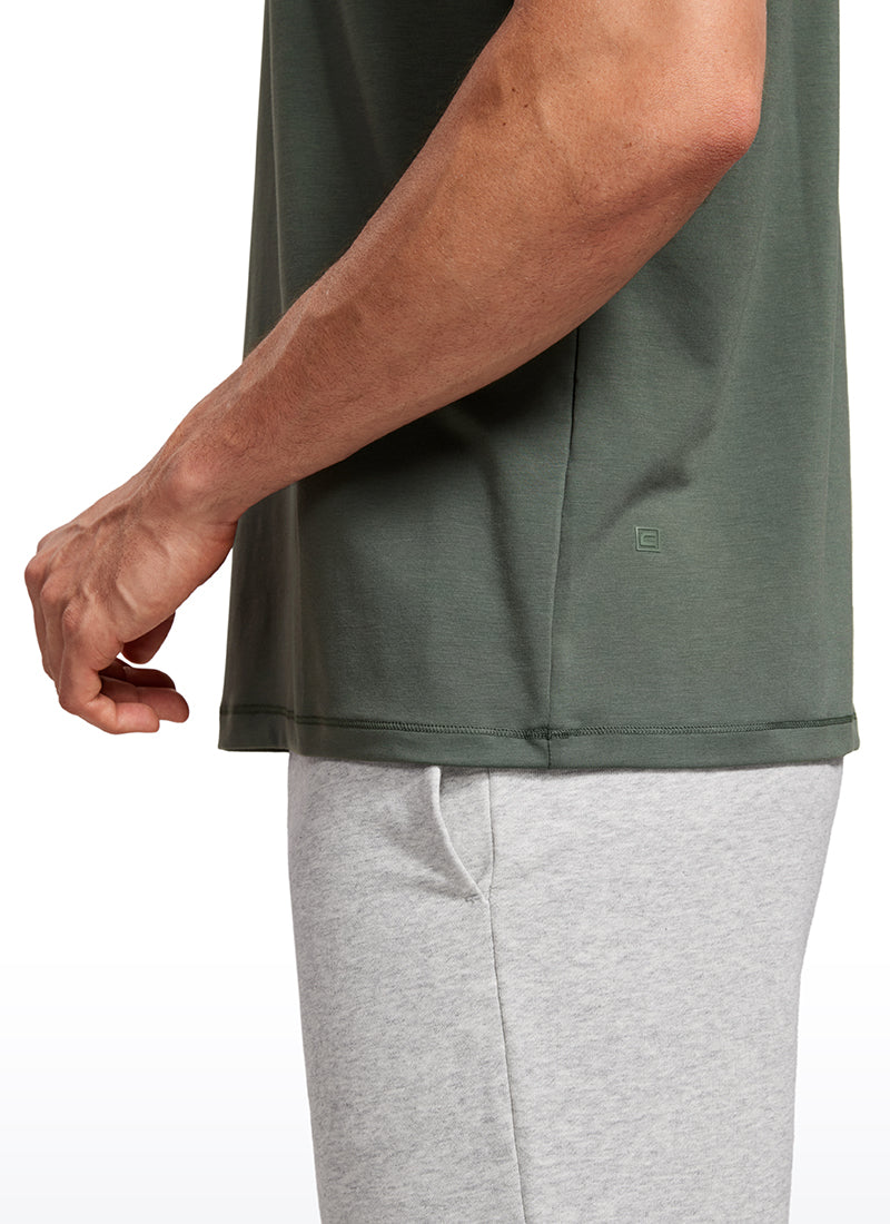 Quick Dry High Crewneck Short Sleeves Shirts