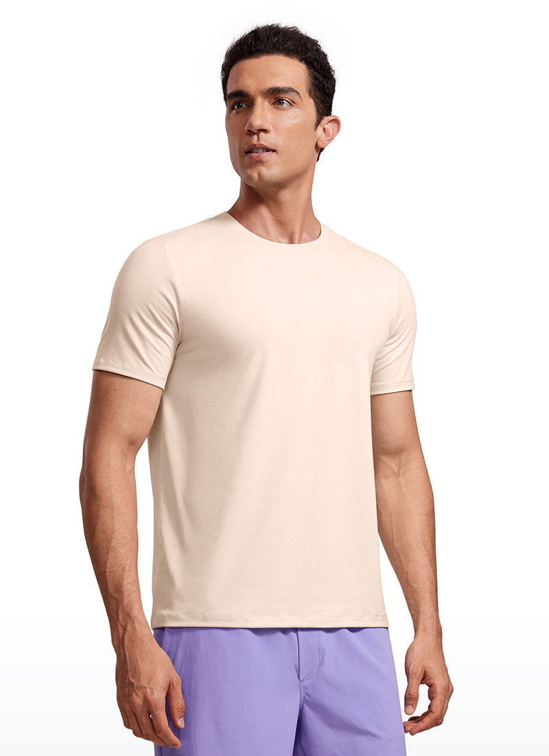 Quick Dry High Crewneck Short Sleeves Shirts