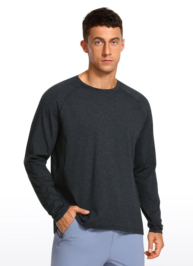 Brushed Slim-Fit Long Sleeve