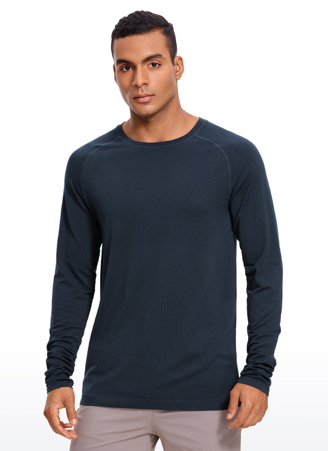 Speedy Seamless Raglan Long Sleeves Slim Fit