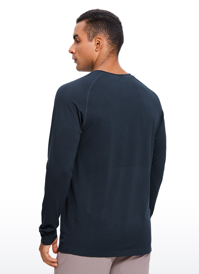 Speedy Seamless Raglan Long Sleeves Slim Fit