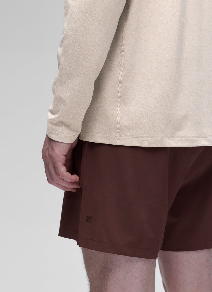 CRZ YOGA Men's Casual Classic Fit Crewneck Sweatshirts Long Sleeves Ink Gray