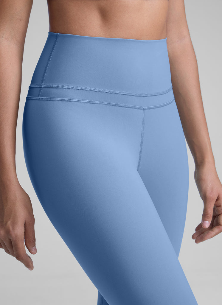 CRZ YOGA Women's Yoga Train High Rise Nakedfeel Leggings 25" 7/8 Pants Oasis Blue