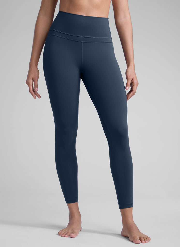 CRZ YOGA Women's Yoga Train High Rise Nakedfeel Leggings 25" 7/8 Pants Twilight Blue