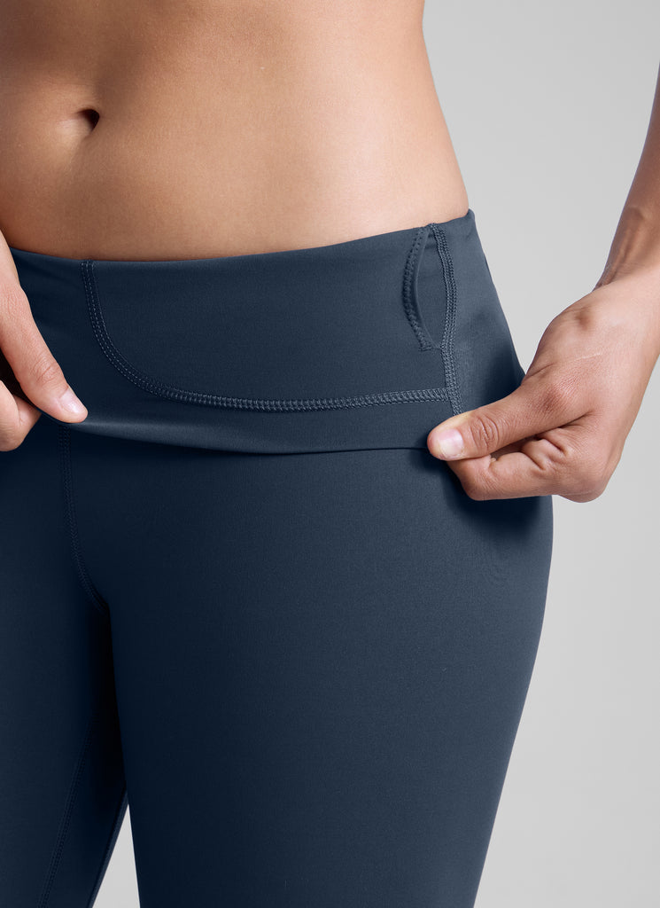 CRZ YOGA Women's Yoga Train High Rise Nakedfeel Leggings 25" 7/8 Pants Hot Fudge Brown