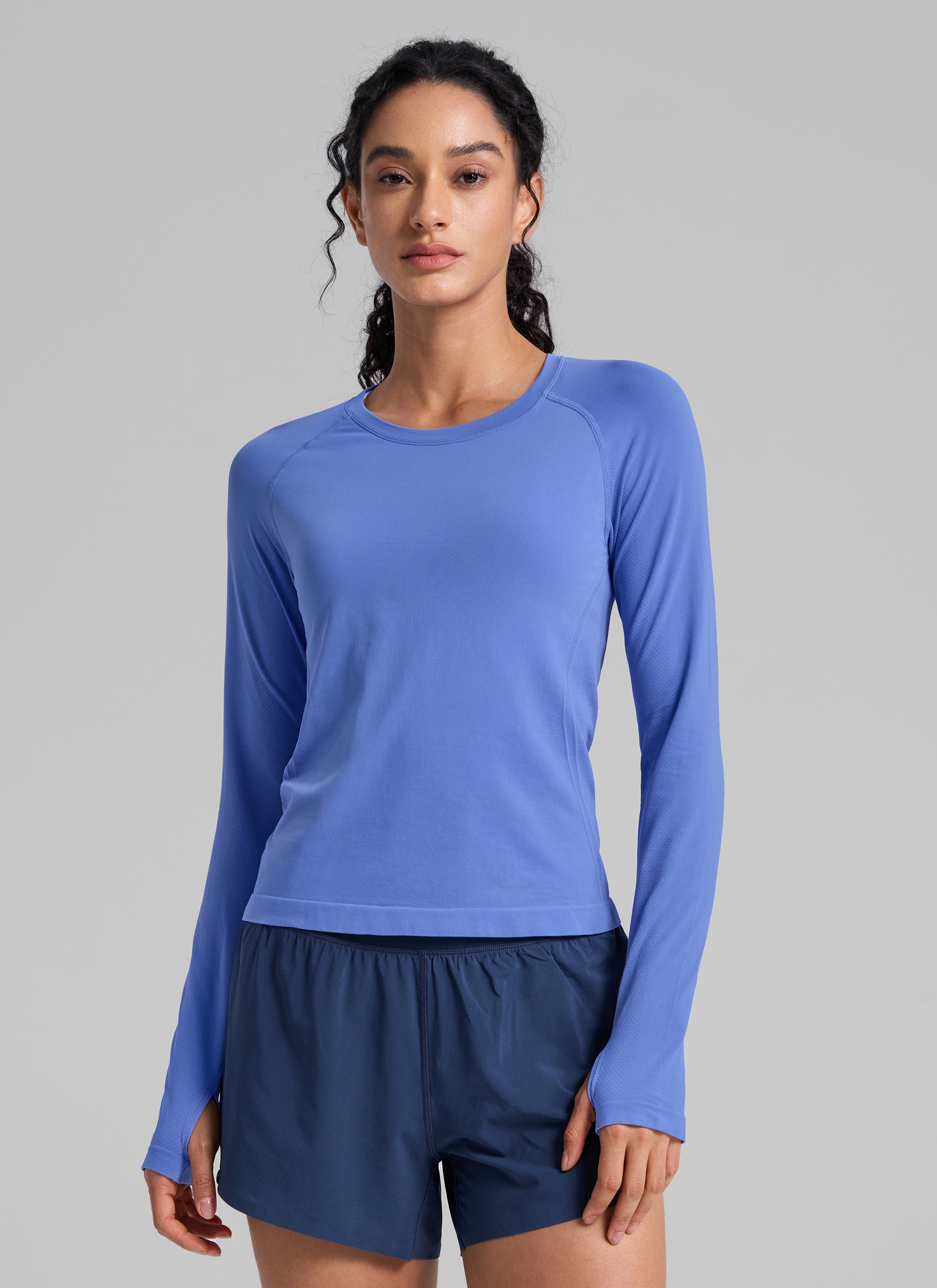 On ランニングウェア　climate shirts レディースS/ブルー系 Women's Climate Shirt | Blue | On United States