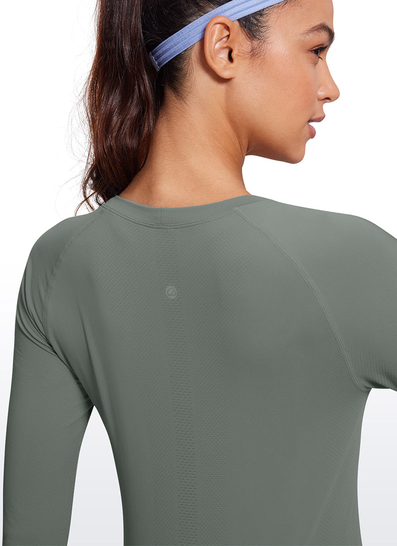 Seamless Long Sleeves with Thumbholes Shirts