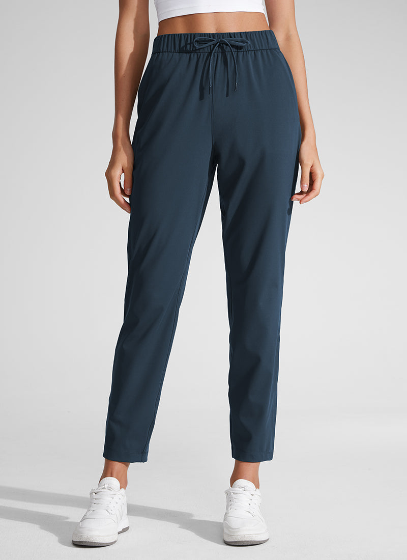 CRZ YOGA Women's Travel Slim Fit Stretch Drawstring 7/8 Pants 27