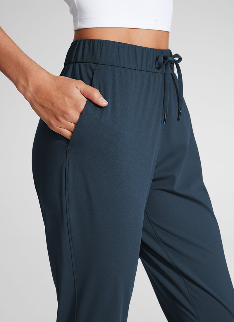 CRZ YOGA Women's Travel Slim Fit Stretch Drawstring 7/8 Pants 27