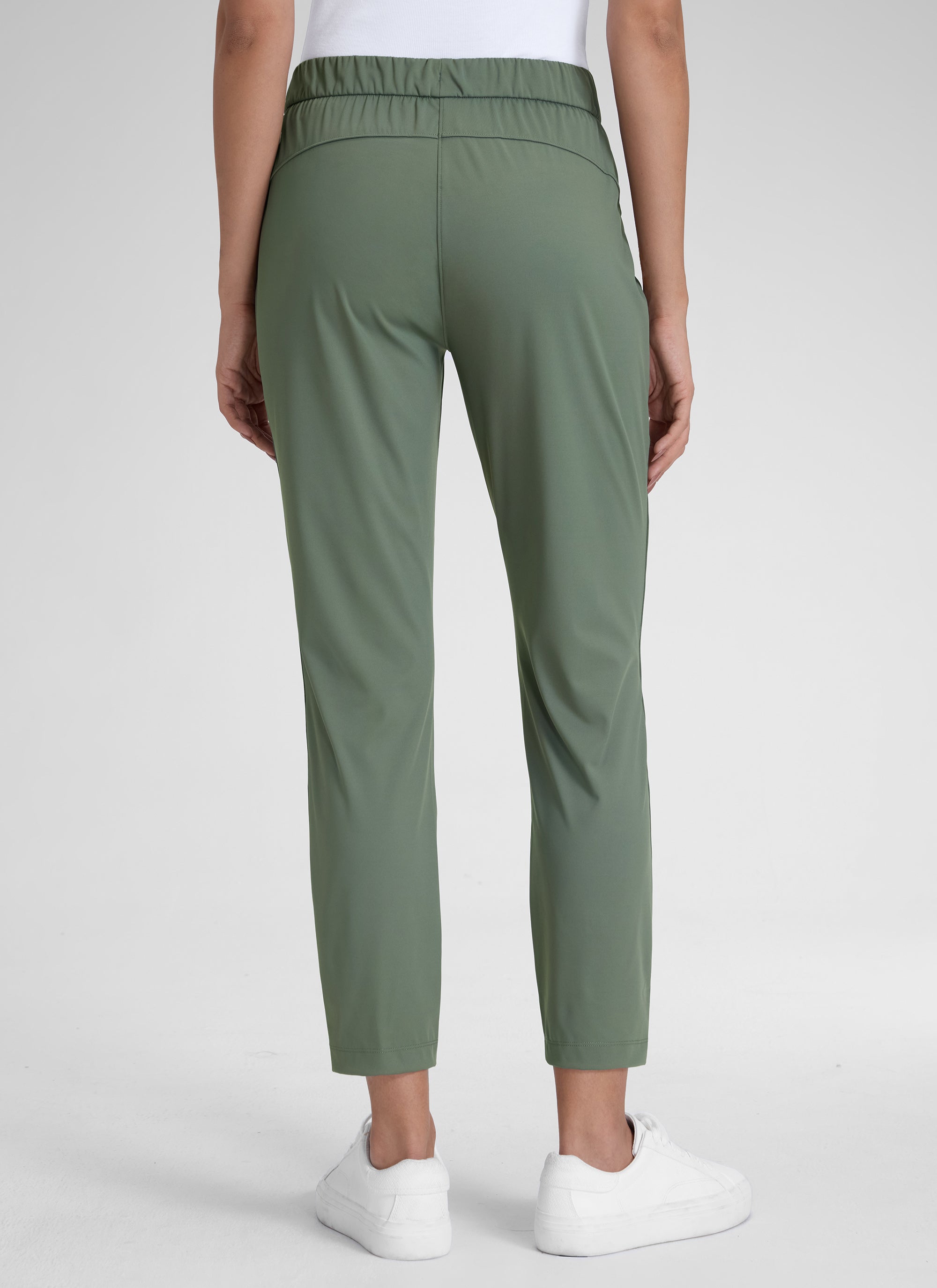 CRZ YOGA Women's Travel Slim Fit Stretch Drawstring 7/8 Pants 27