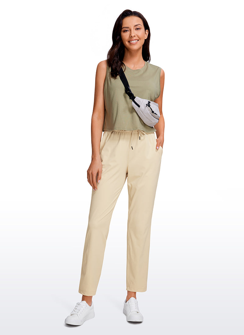 Stretch Drawstring 7/8 Pocket Pant 27''