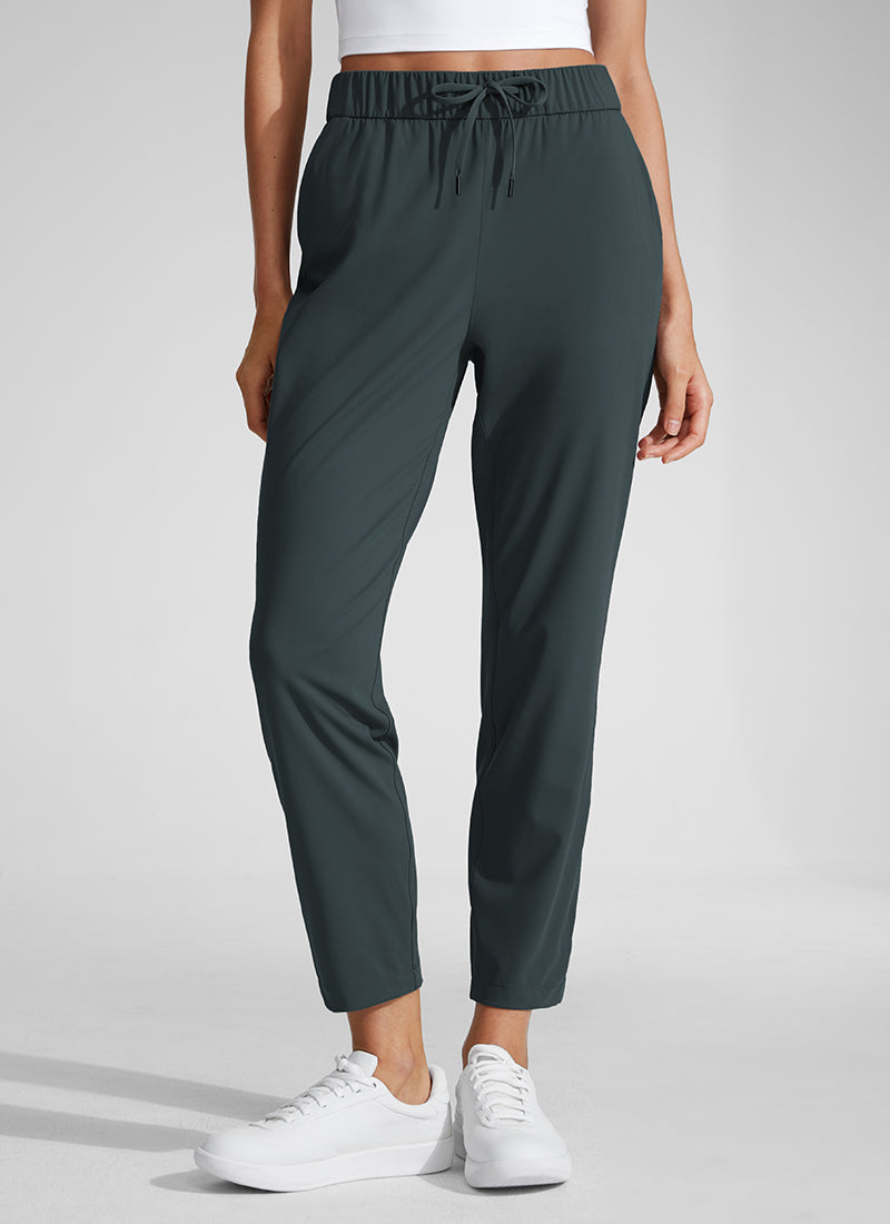 CRZ YOGA Women's Travel Slim Fit Stretch Drawstring 7/8 Pants 27