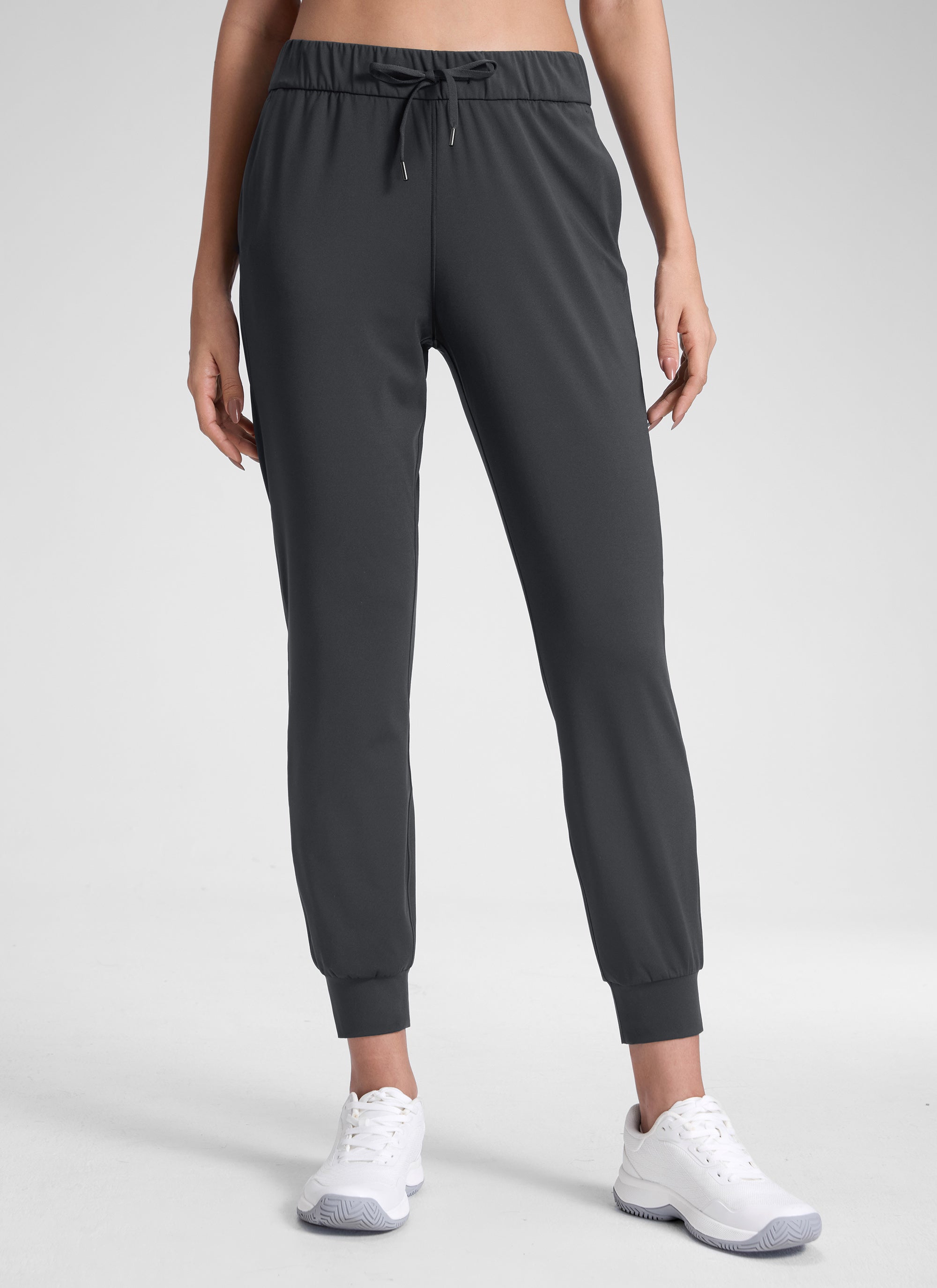 CRZ YOGA Women's Travel Slim Fit Stretch Drawstring Jogger 27