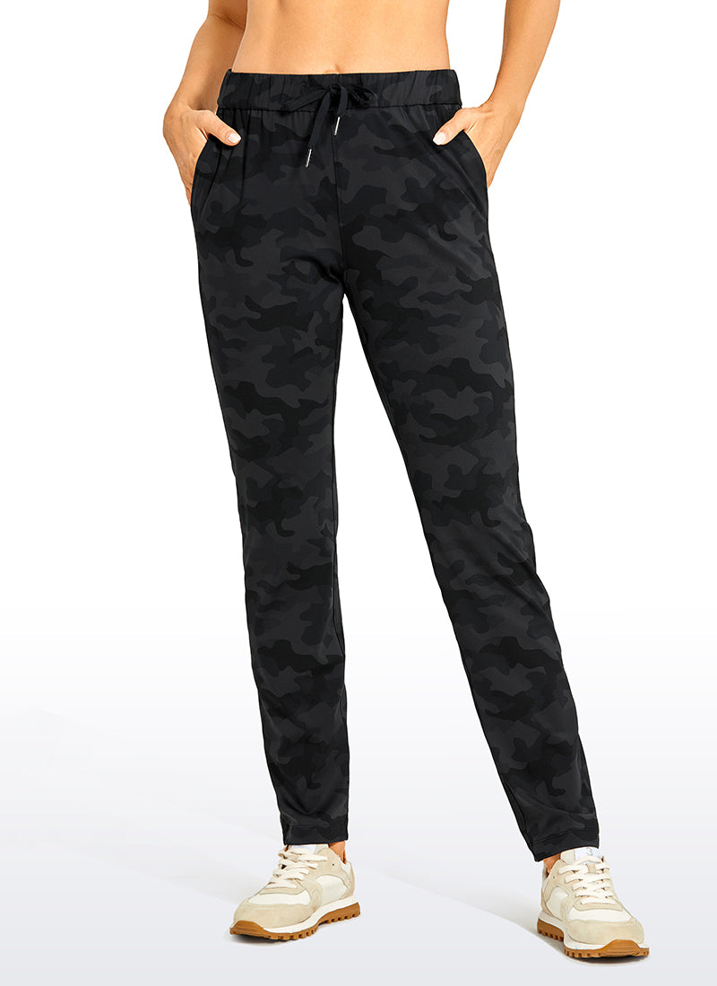 Stretch Drawstring Pocket Pant 31''