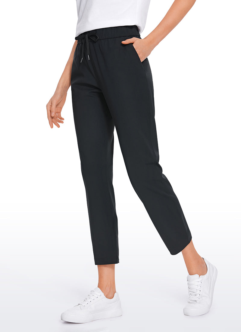 CRZ YOGA Women's Travel Slim Fit Stretch On the Travel Pants 25