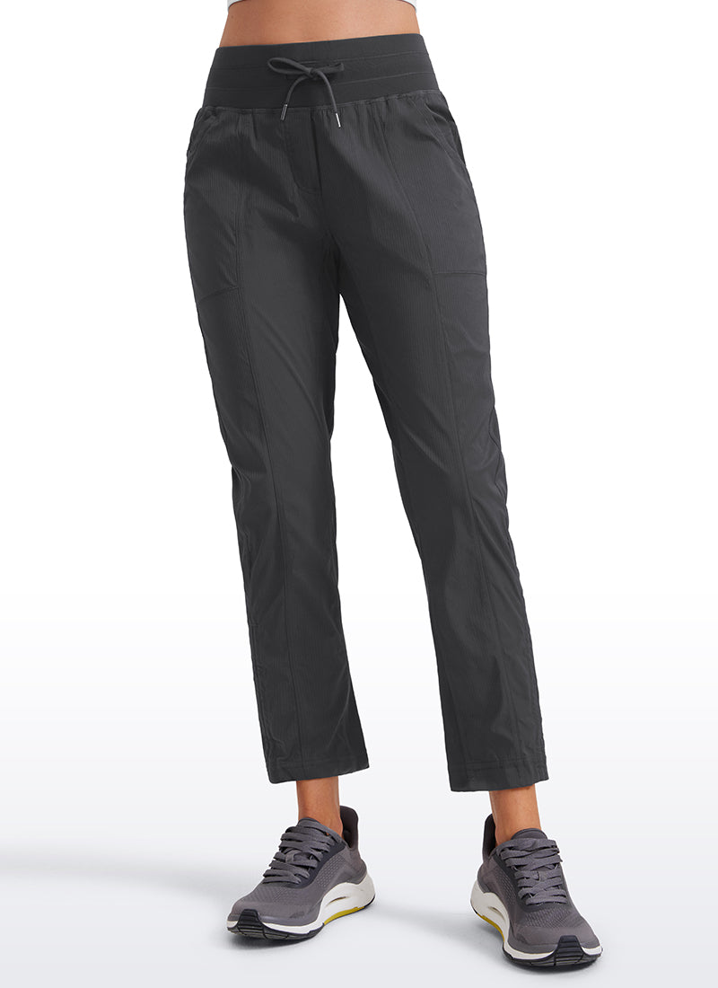 Striped Cinched Leg Pocket Pant 27''
