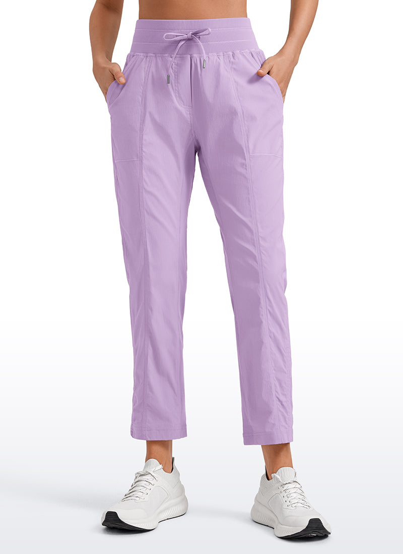 Striped Cinched Leg Pocket Pant 27''