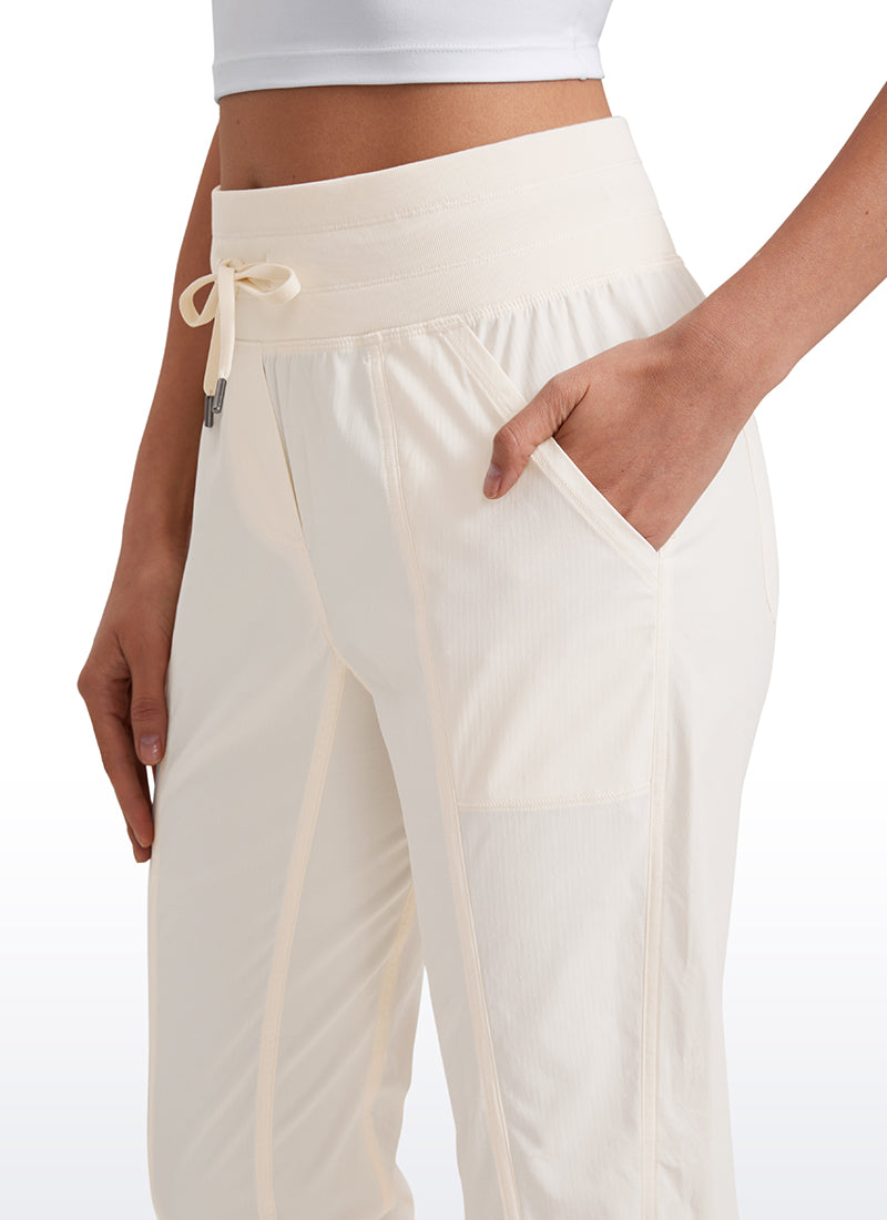 Striped Cinched Leg Pocket Pant 27''