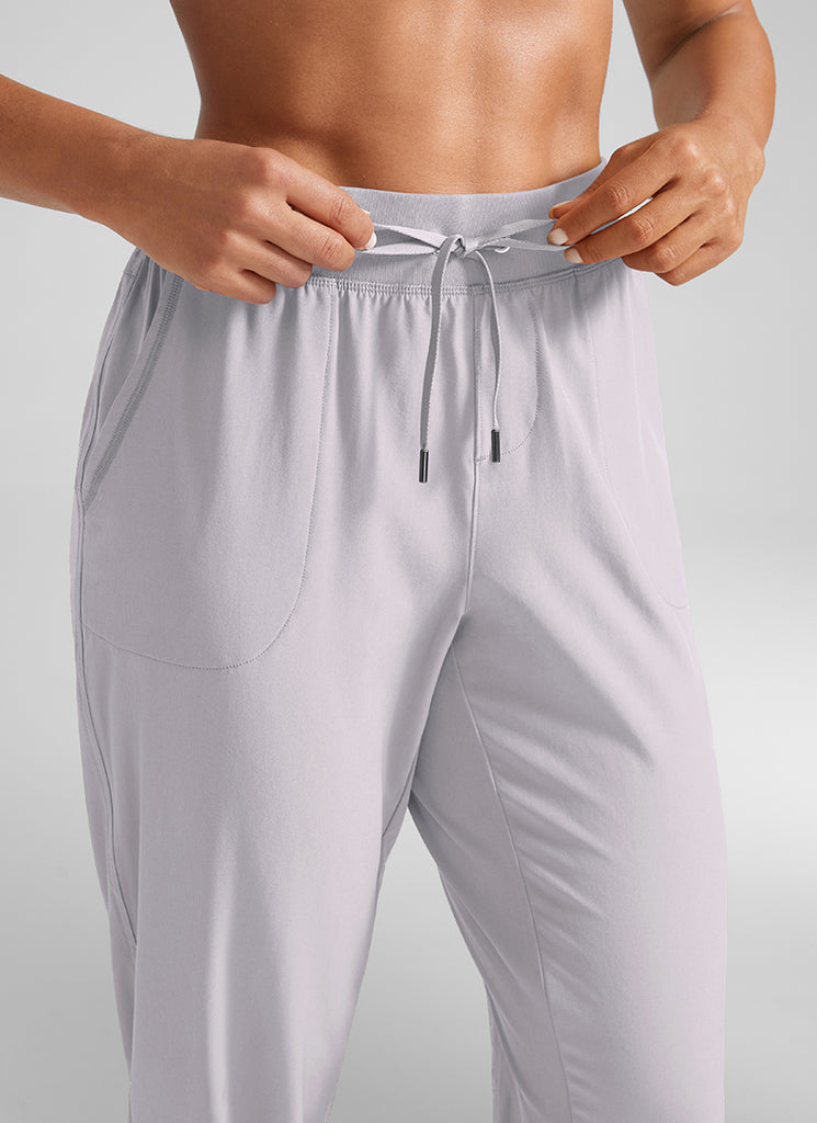 CRZ YOGA Women's Train Loose Fit Feathery-Fit Drawstring Jogger 28'' Melanite