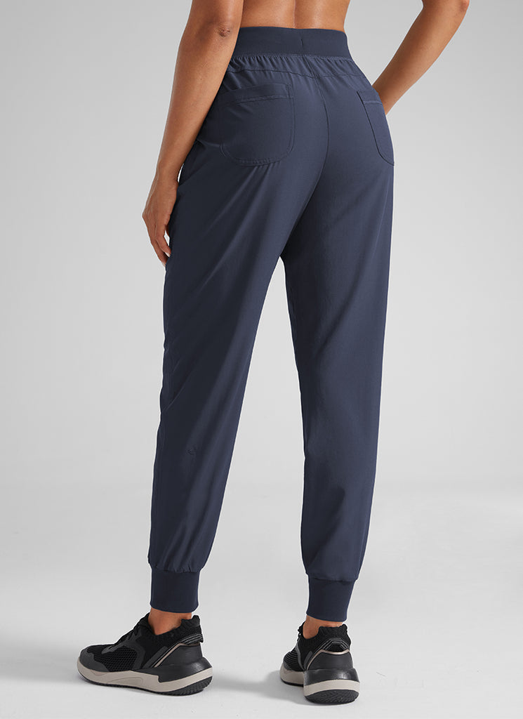 CRZ YOGA Women's Train Loose Fit Feathery-Fit Drawstring Jogger 28'' Black