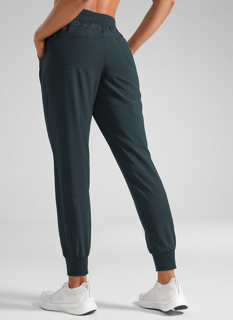 CRZ YOGA Women's Train Loose Fit Feathery-Fit Drawstring Jogger 28'' Navy