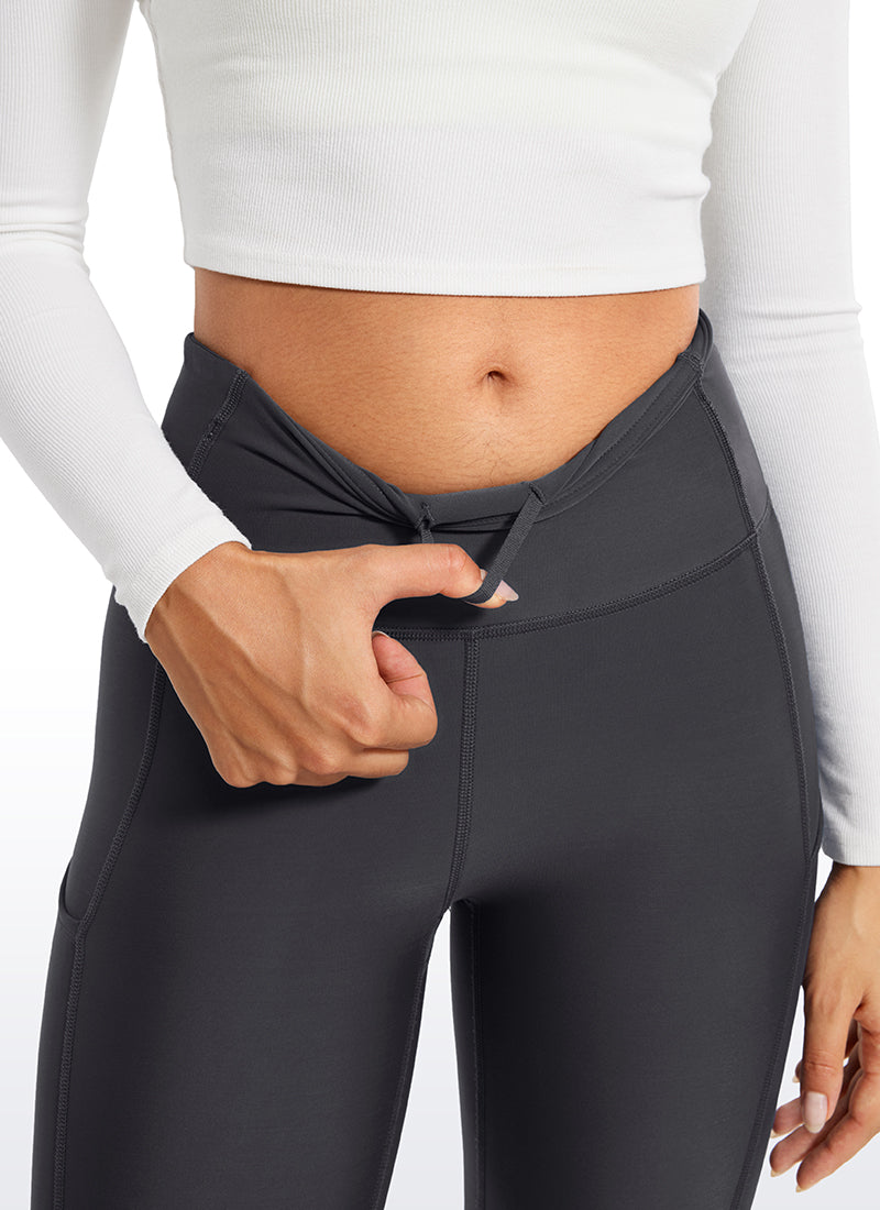 Thermal Fleece Lined Pocket Leggings 28''