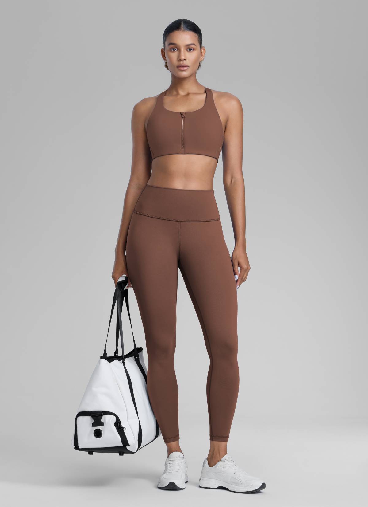 CRZ YOGA Women's Train High Rise Hugged Feel Compression Leggings