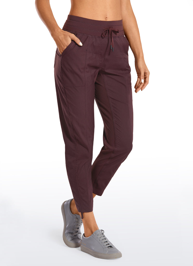 Striped Pants with Pockets 25''- Cinched Leg