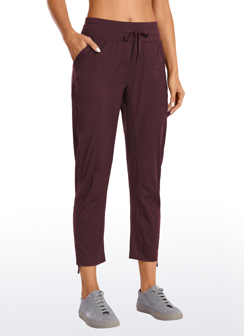 Striped Pants with Pockets 25''- Cinched Leg