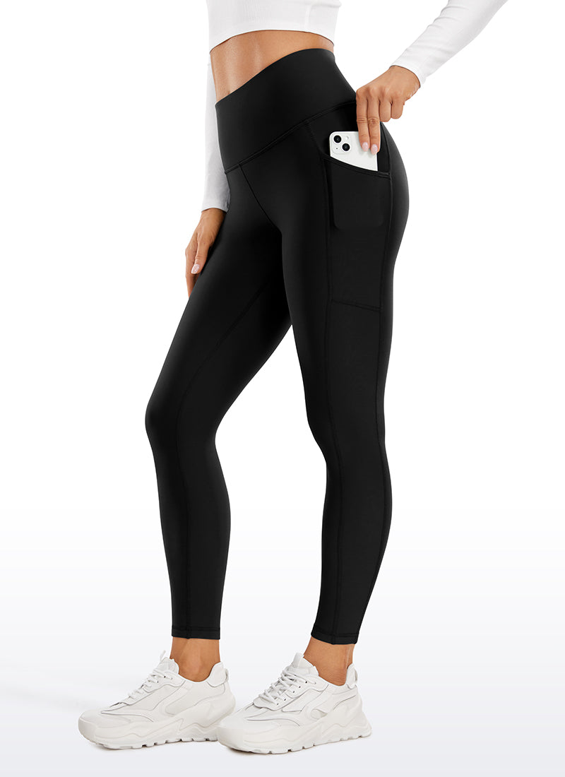 Thermal Fleece Lined Pocket Legging 25''