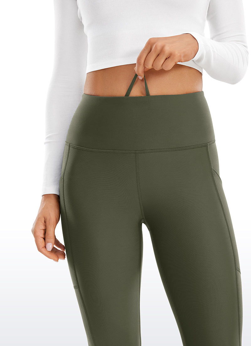 Thermal Fleece Lined Pocket Legging 25''