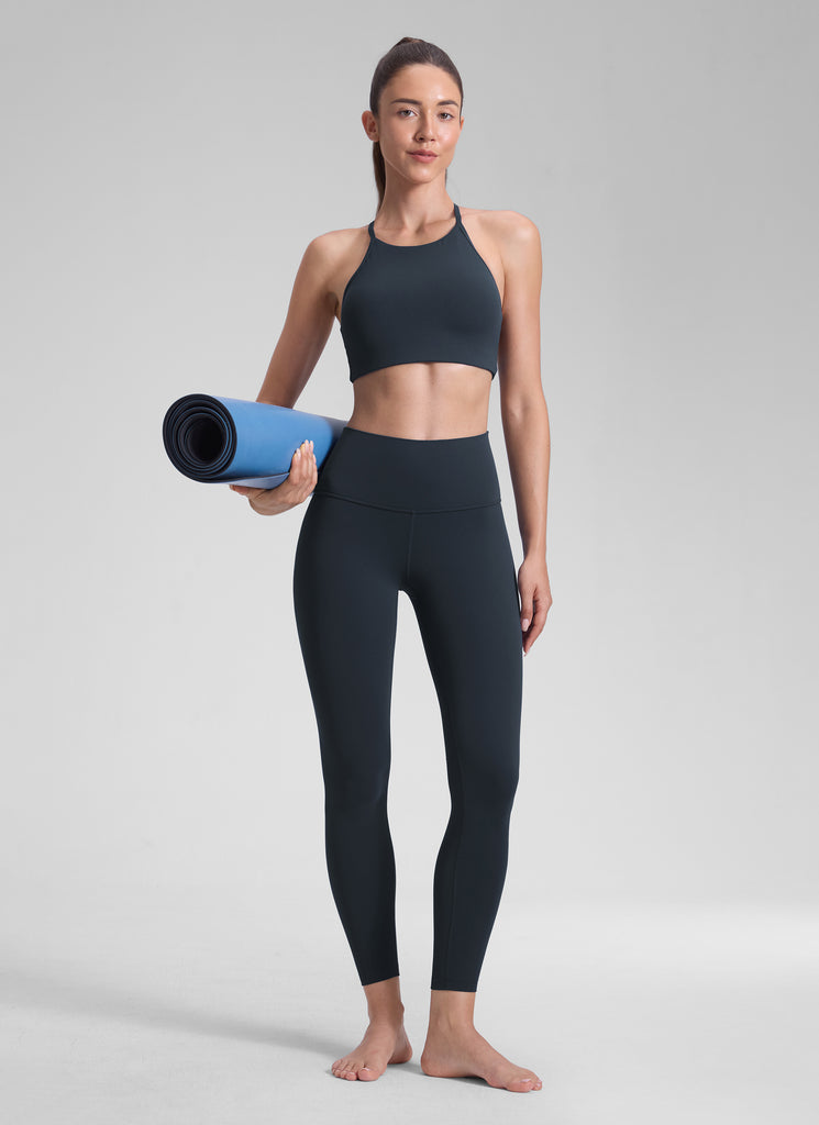 CRZ YOGA Women's Yoga Lounge High Rise Butterluxe Yoga Leggings 25'' Melanite