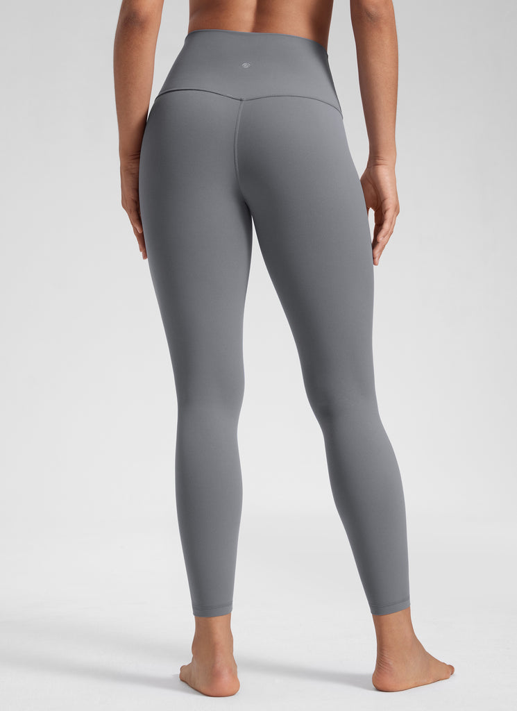 CRZ YOGA Women's Yoga Lounge High Rise Butterluxe Yoga Leggings 25'' Solar Grey