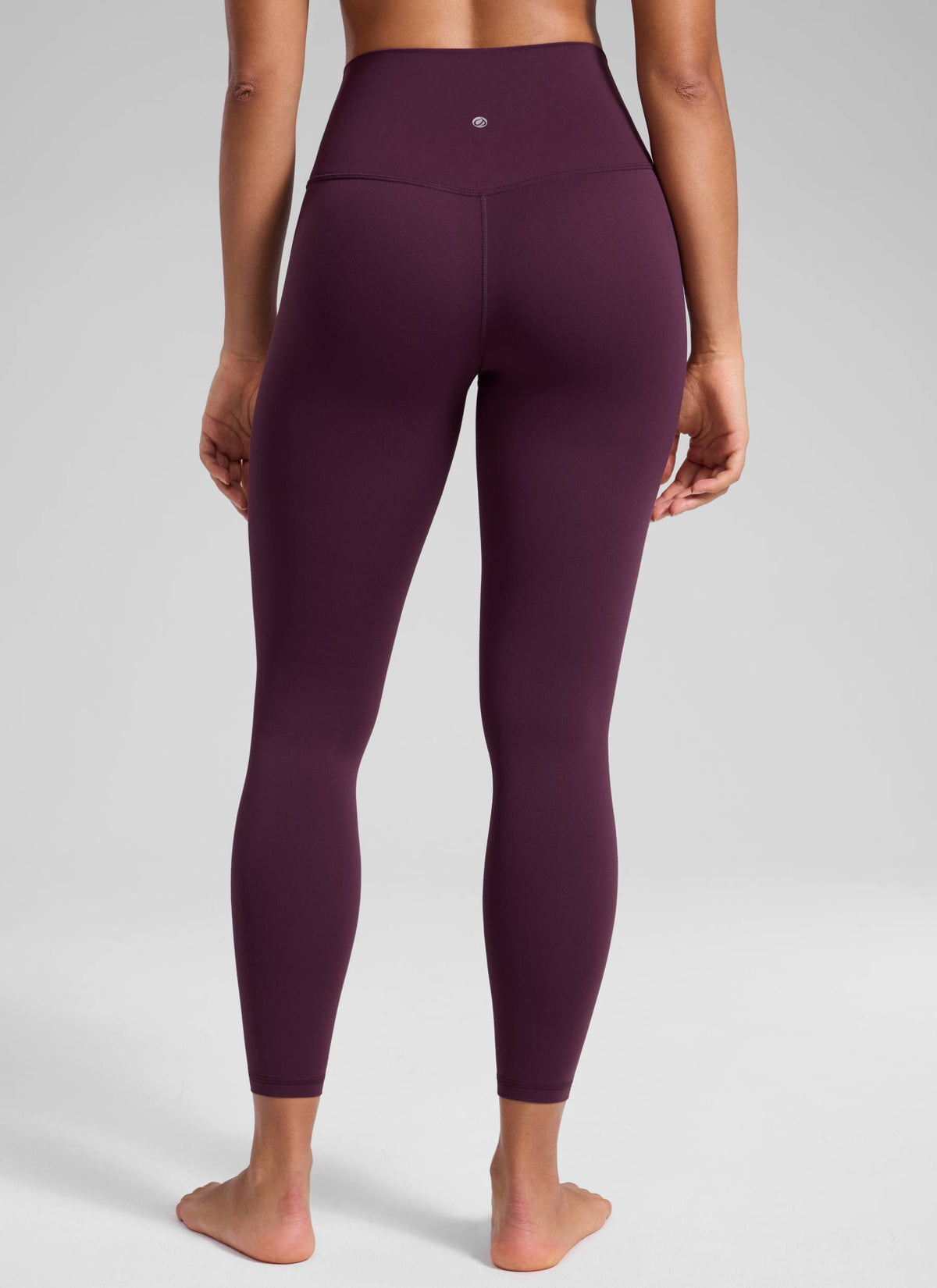 CRZ YOGA Women's Yoga Lounge High Rise Butterluxe Yoga Leggings 25'' Deep Purple @model_info:Fiona