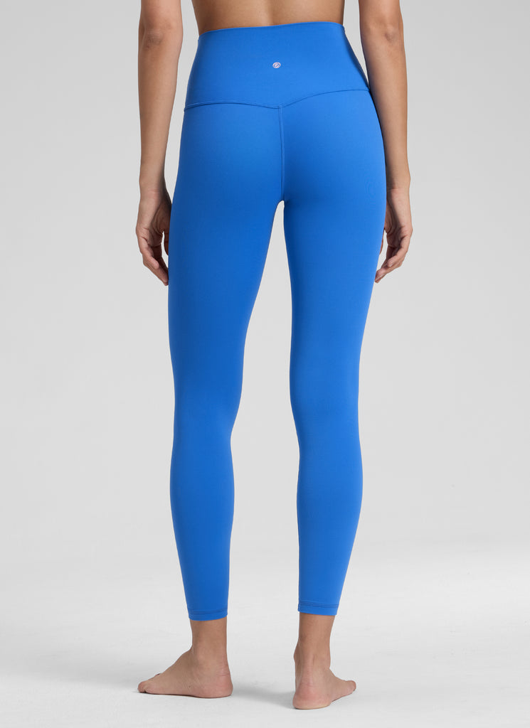 CRZ YOGA Women's Yoga Lounge High Rise Butterluxe Yoga Leggings 25'' Sparkle Blue